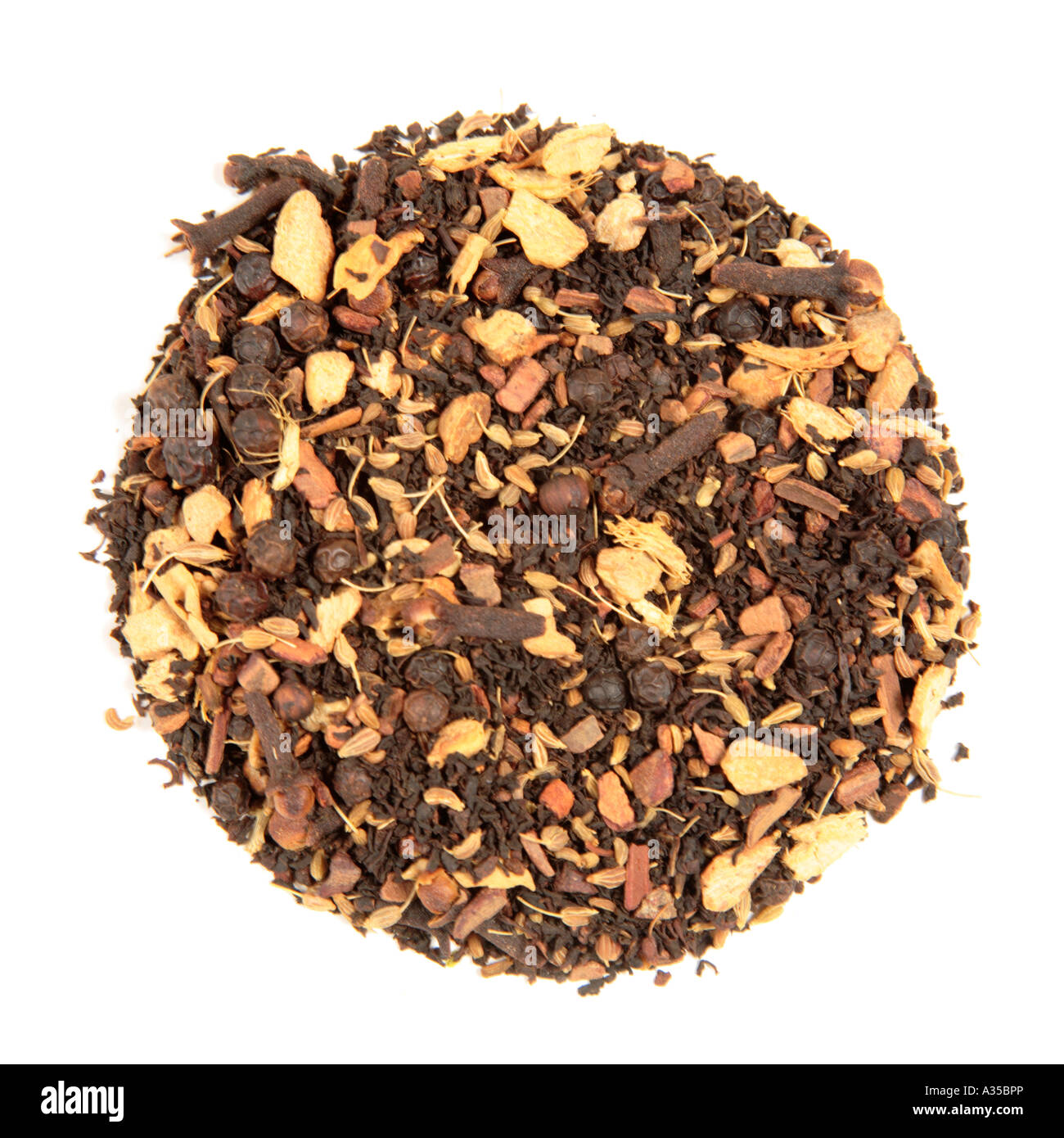 Tea Leaves in Pile Stock Photo Alamy