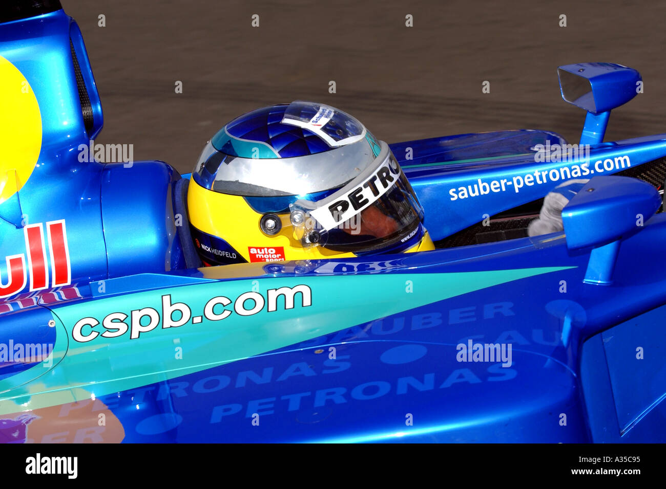 Nick Heidfeld Sauber F1 Silverstone U K Stock Photo