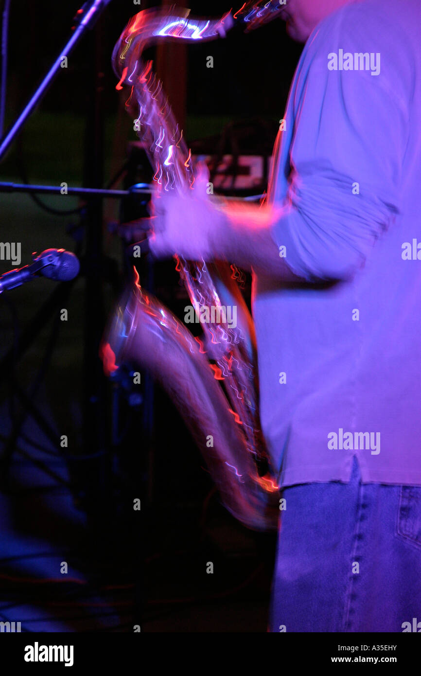 Saxophone Stock Photo