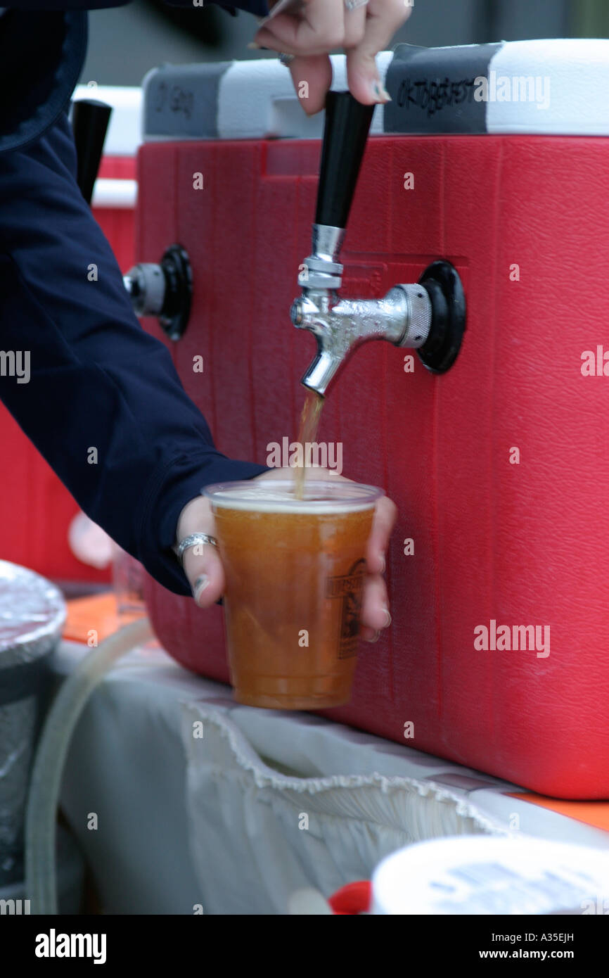 Beer Cooler Stock Photo