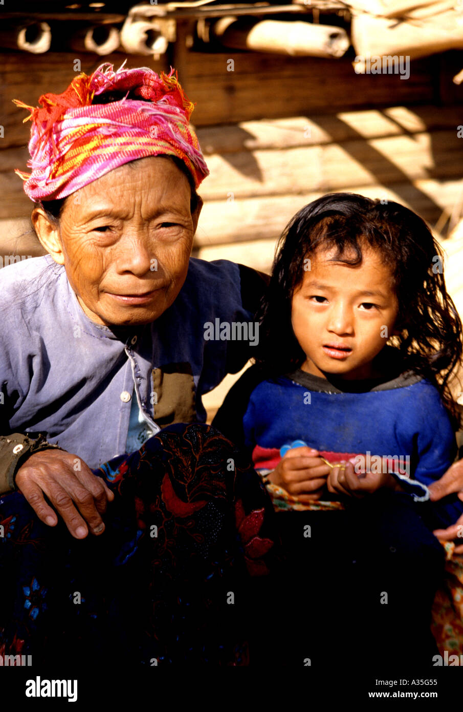 Burmese Hill Tribe Woman Kachin High Resolution Stock Photography and ...