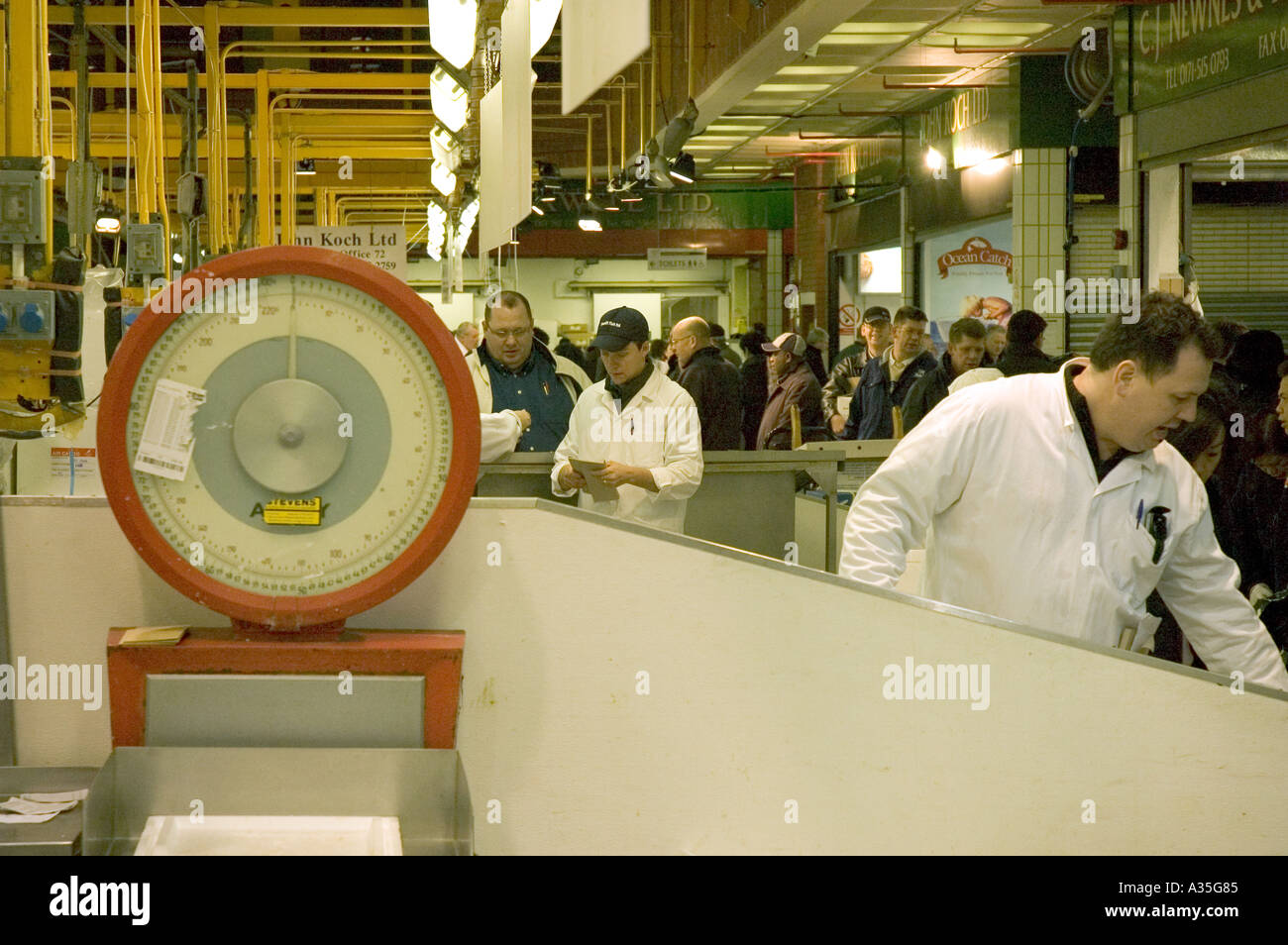 The Billingsgate Fish Market at Canary Wharf in London Stock Photo Alamy