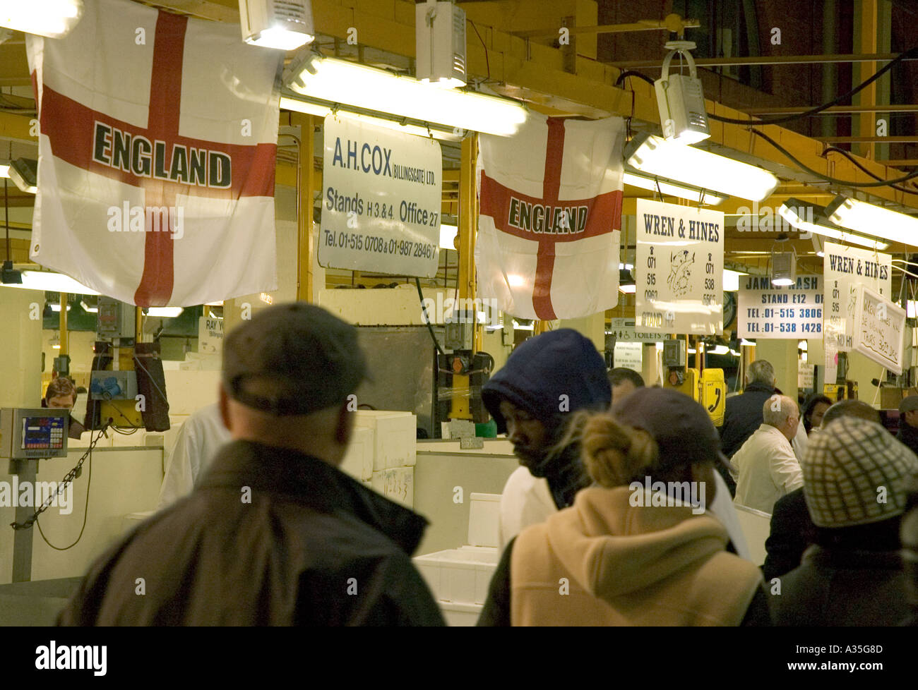 The Billingsgate Fish Market at Canary Wharf in London Stock Photo Alamy