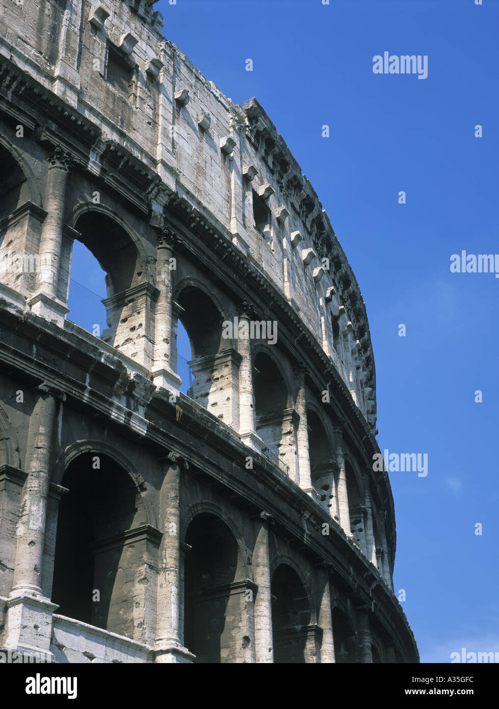 The Colosseum in Rome Italy Stock Photo