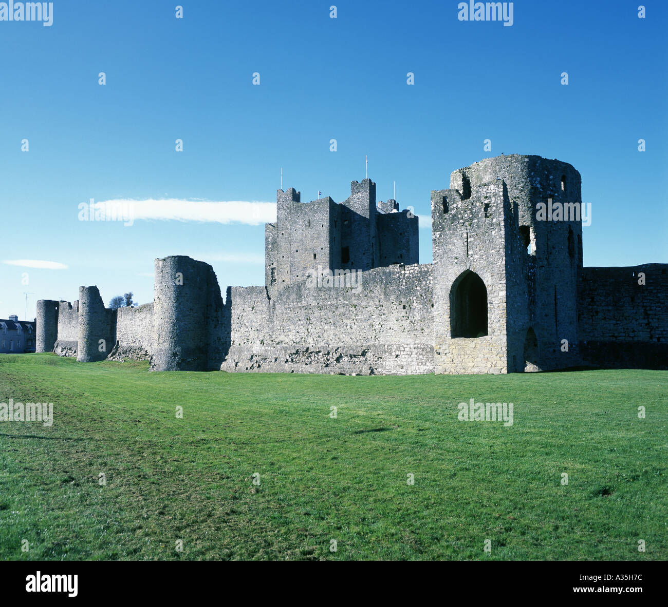 Trim Castle in County Meath Ireland Stock Photo Alamy