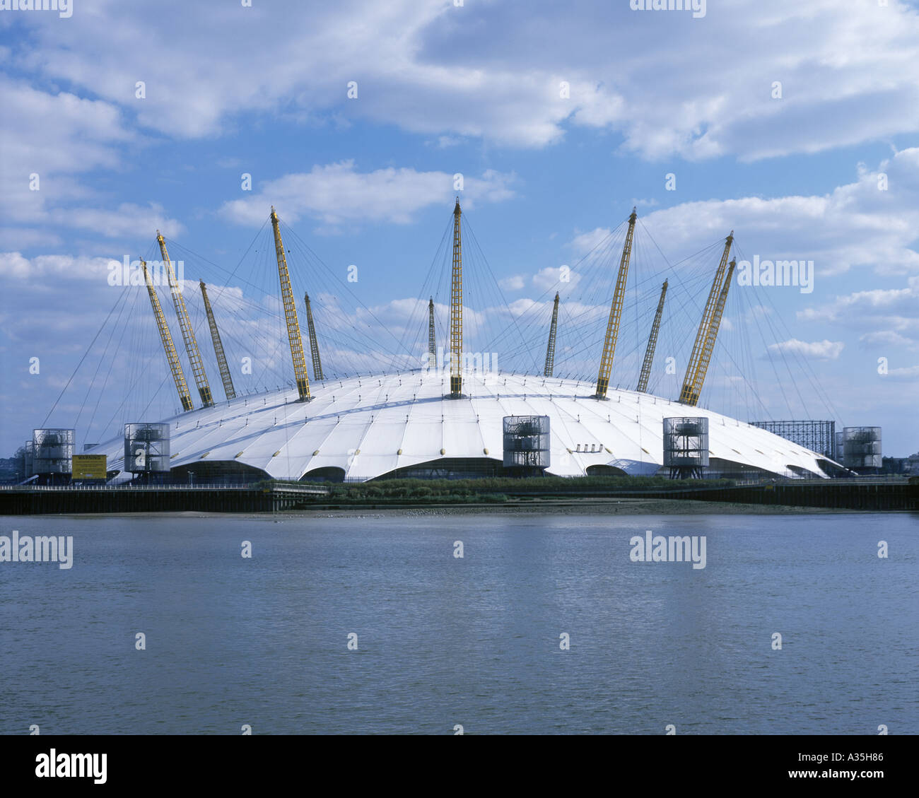 The very controversial Millennium Dome in London UK Stock Photo