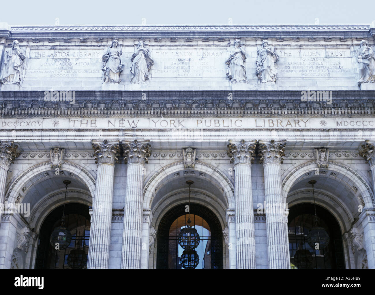 The New York Public Library Stock Photo