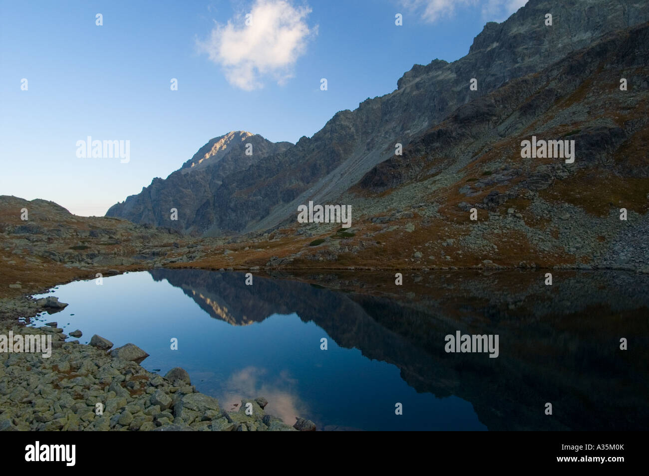 Summer rocky lake mirroring hi-res stock photography and images - Alamy