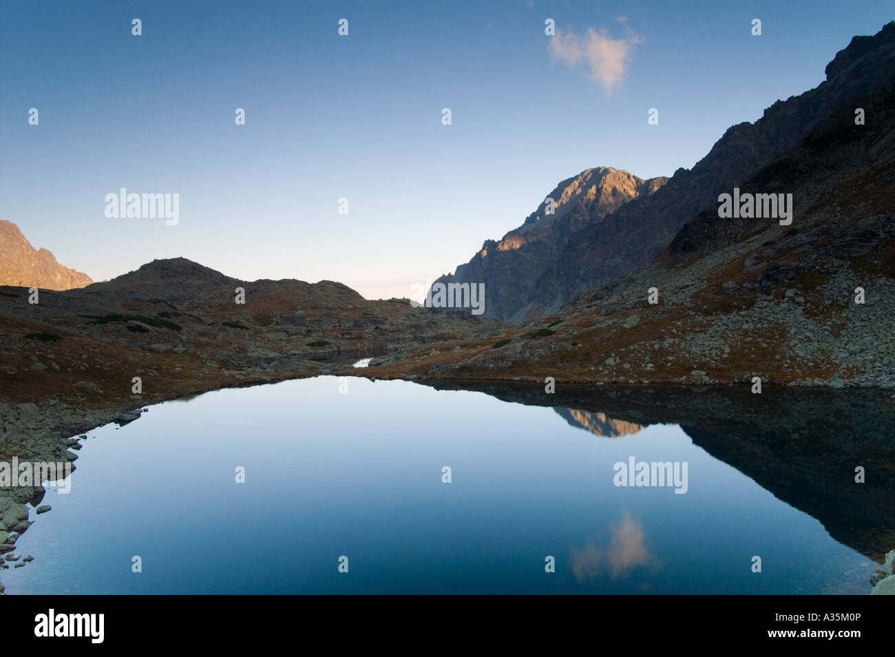 Summer rocky lake mirroring hi-res stock photography and images - Alamy