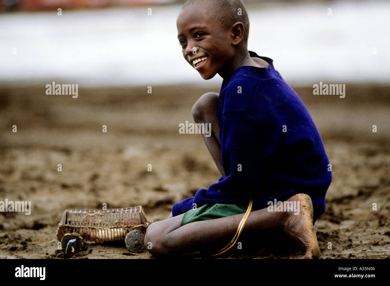 Sudan,famine,1985. Refugees from Ethiopia at Girba Camp on the border between Ethiopia and Sudan. Stock Photo