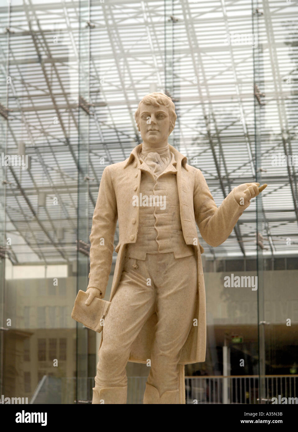 Australian statue of robert burns hires stock photography and images