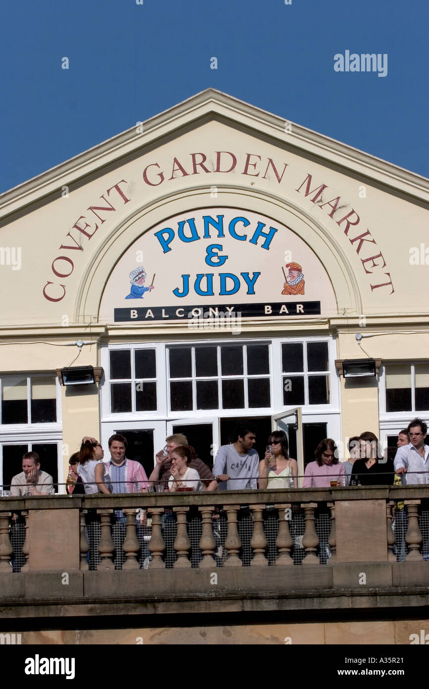 Punch and Judy Public House Covent Garden London Stock Photo Alamy