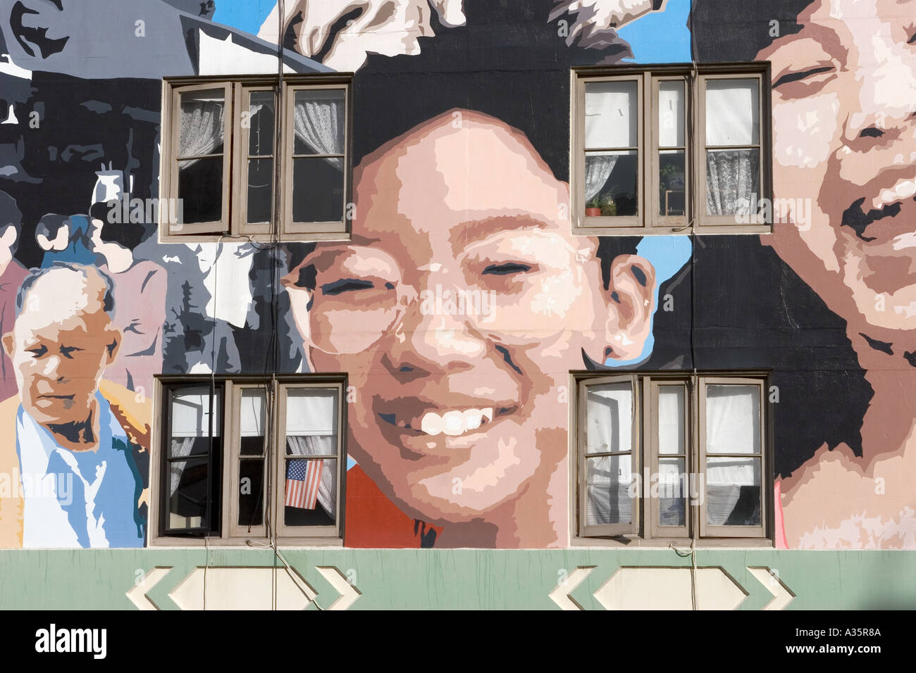 Mural Chinatown San Francisco California USA Stock Photo Alamy