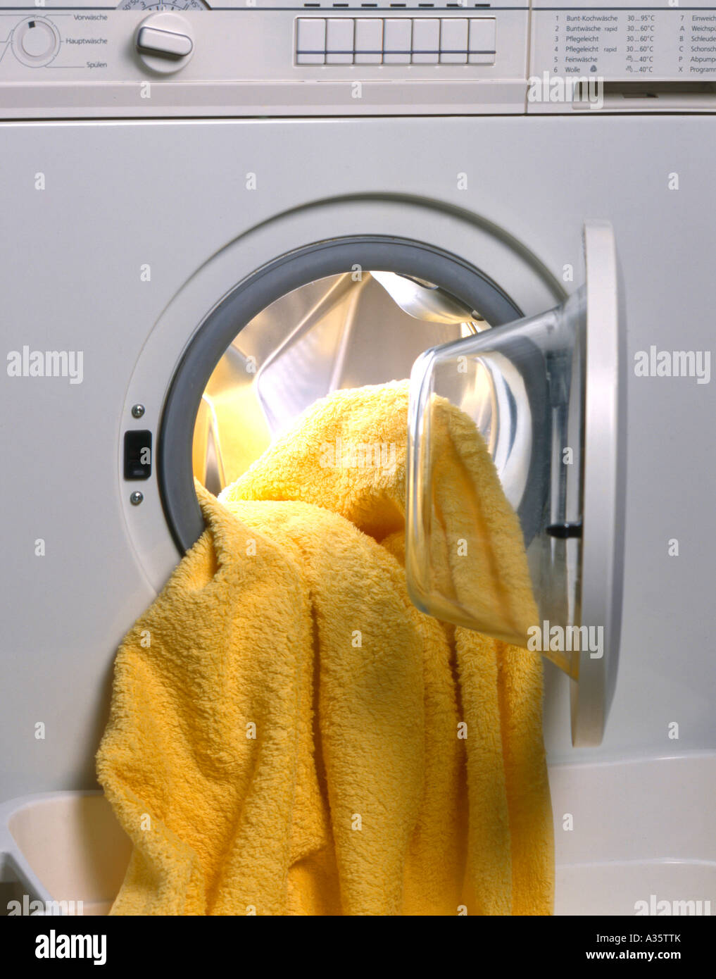 Waschmaschine, Washing Machine Stock Photo