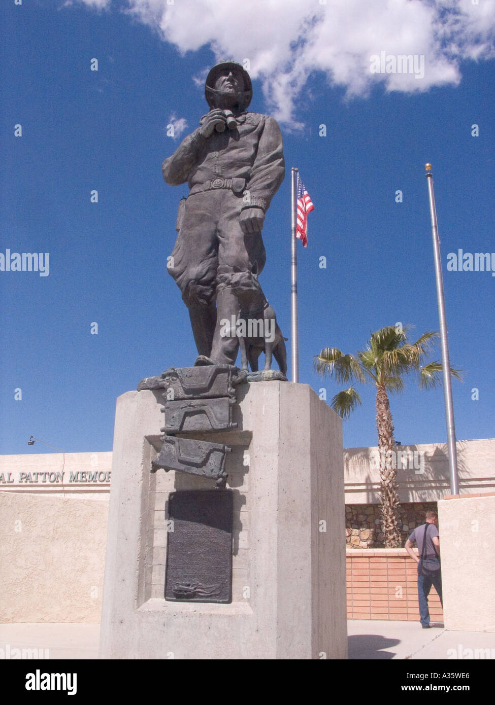 General George Patton World War 2 WWII memorial and museum in Mojave California desert Stock Photo