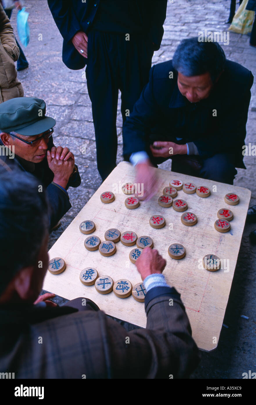 Chinese Board Game Lijiang Yunnan Province China Stock Photo Alamy chinese-board-game-lijiang-yunnan-province-china-stock-photo-alamy