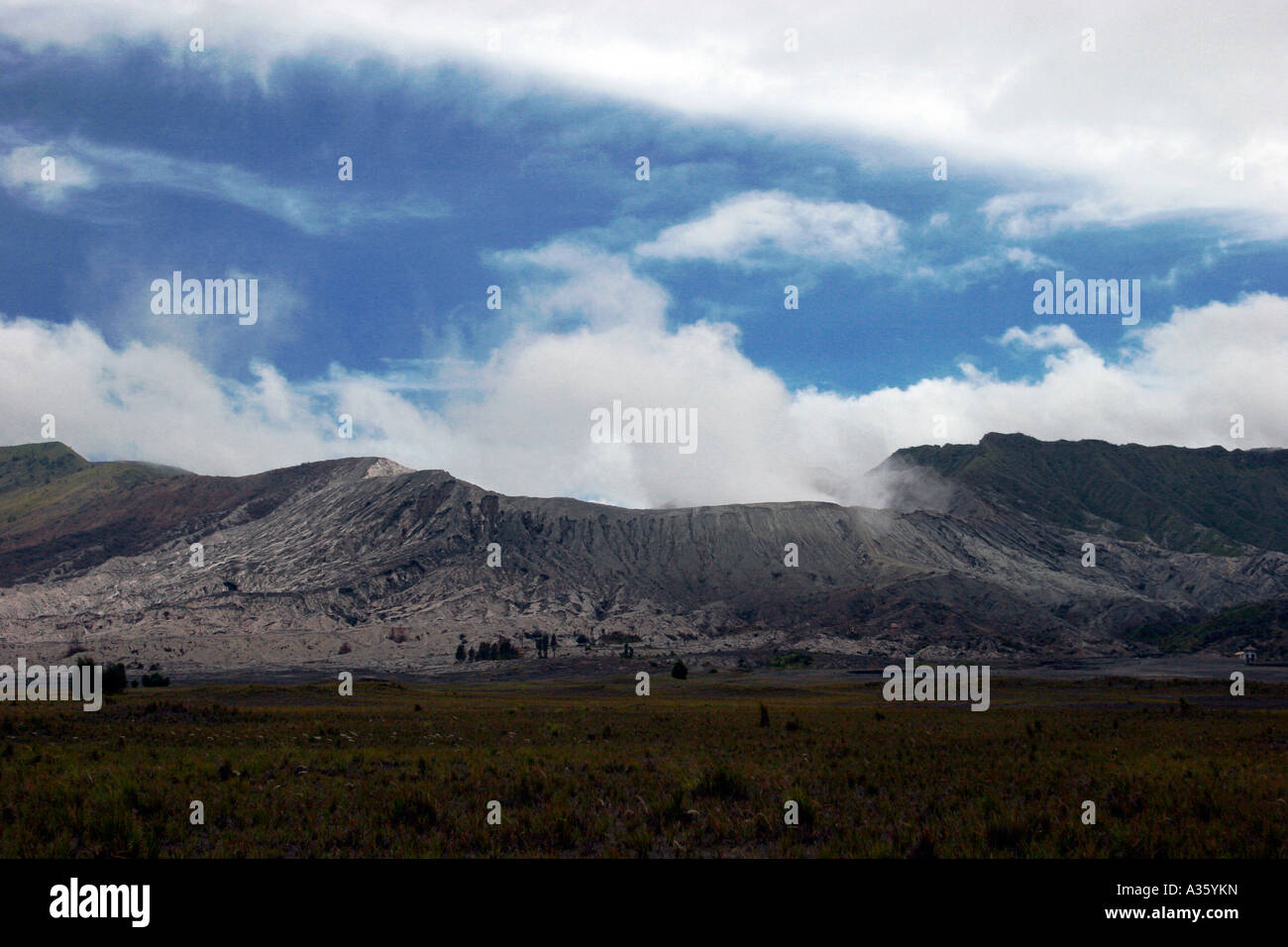Volcanic Landscape of Mount Bromo in Indonesia Stock Photo - Alamy
