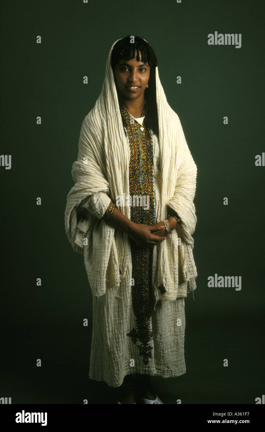 Eithopian dress 0182 Stock Photo
