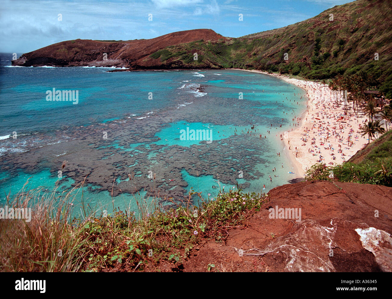 Hanauma Bay and Beach Hawaii Stock Photo Alamy