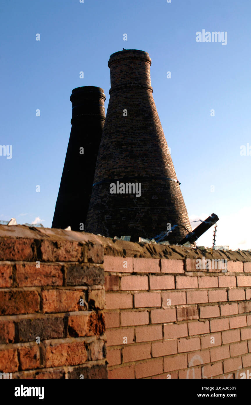 Old Bottle Oven Kilns Used In The Pottery Industry, In StokeOnTrent Staffordshire (UK Stock