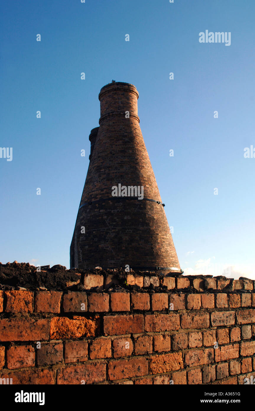 Old Bottle Oven Kilns Used In The Pottery Industry, In StokeOnTrent Staffordshire (UK Stock