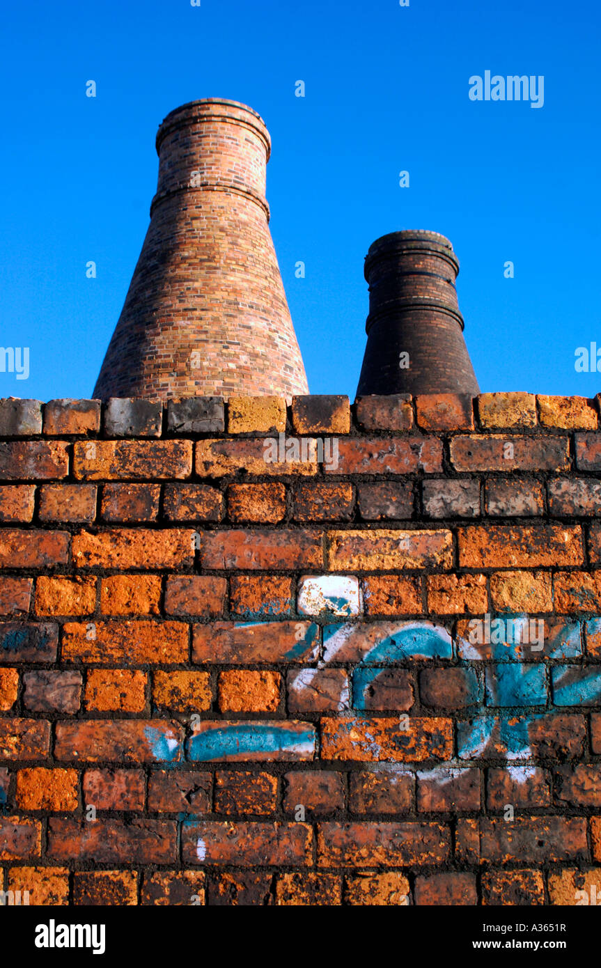 Old Bottle Oven Kilns Used In The Pottery Industry, In StokeOnTrent Staffordshire (UK Stock