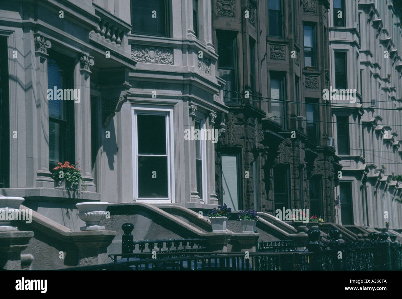 Brownstone apartments in Hoboken New Jersey Stock Photo Alamy