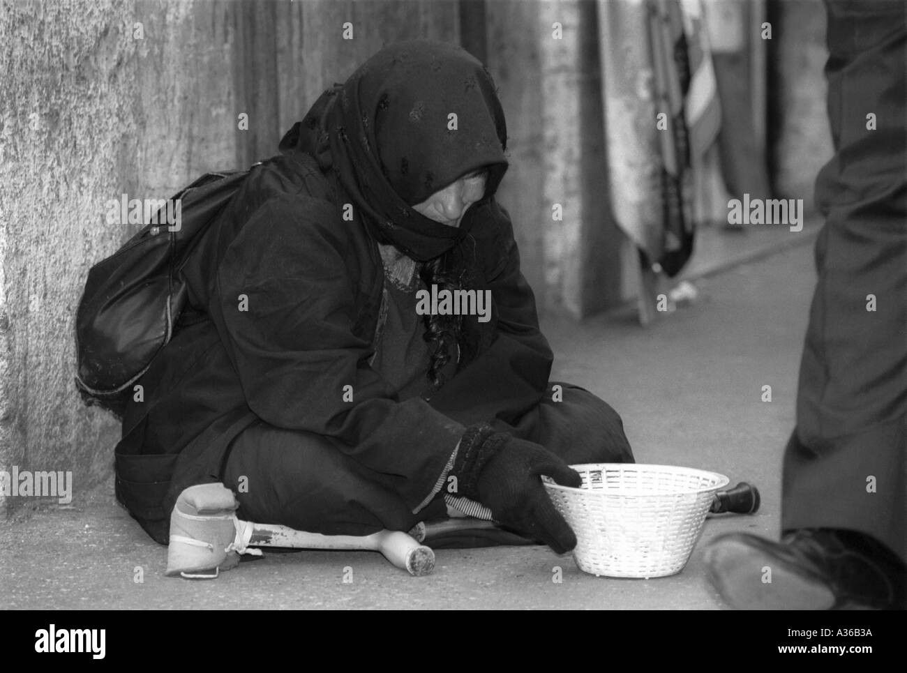 Old women street Black and White Stock Photos & Images - Alamy