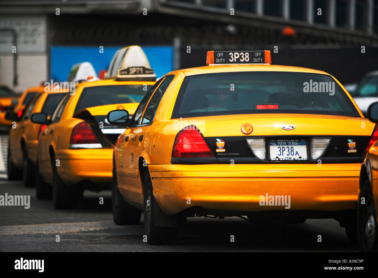 TAXIS NEW YORK CITY Stock Photo Alamy