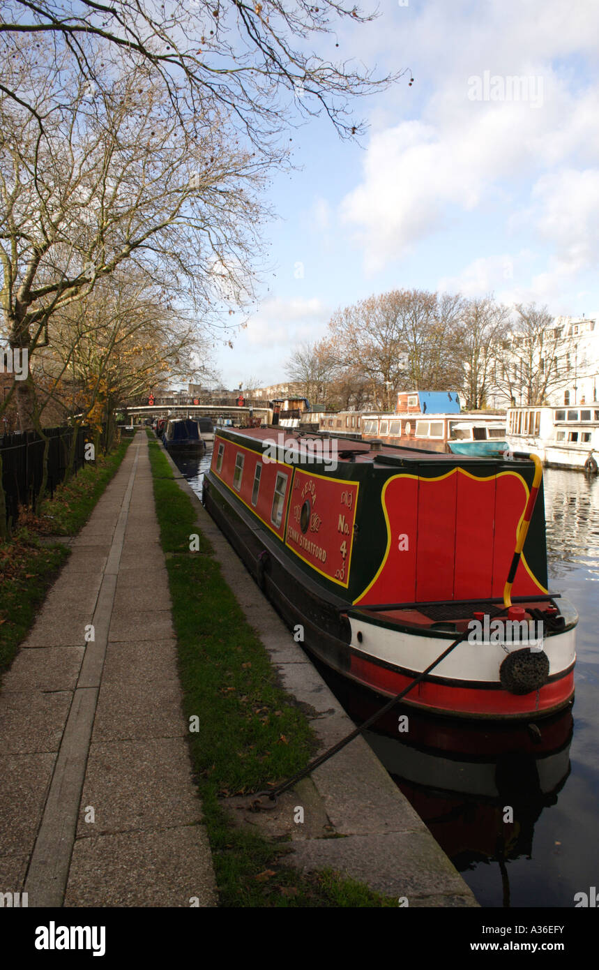 Houseboat at Little Venice London Stock Photo Alamy