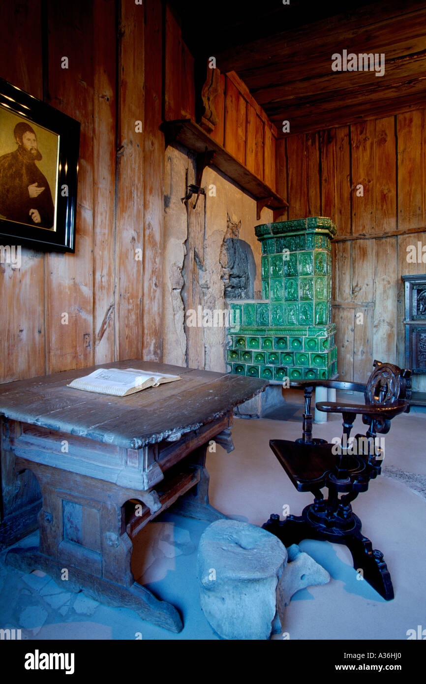 Luther´s Room Wartburg Eisenach Germany Stock Photo