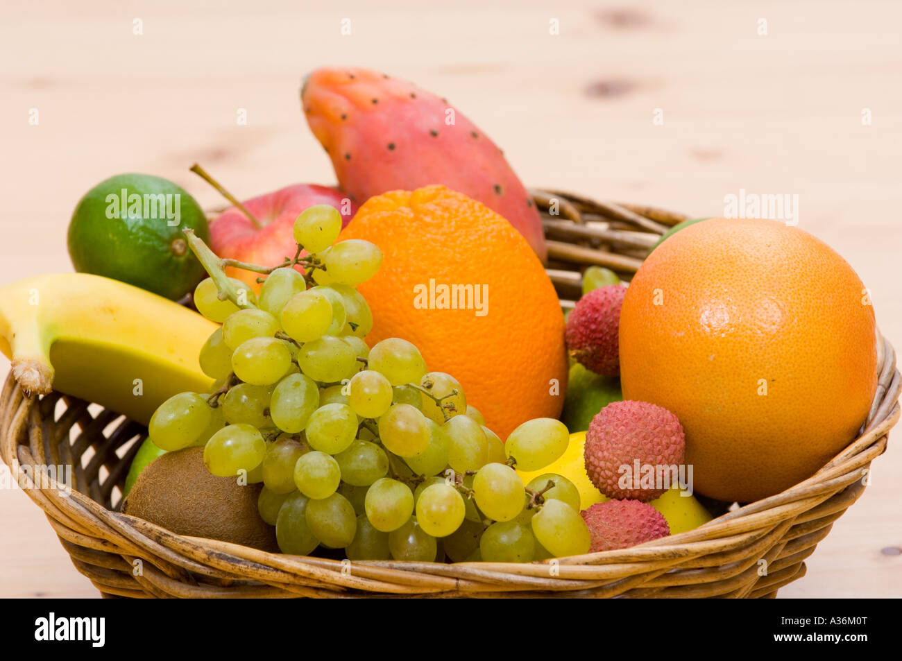 Mixed fruit bowl Stock Photo Alamy