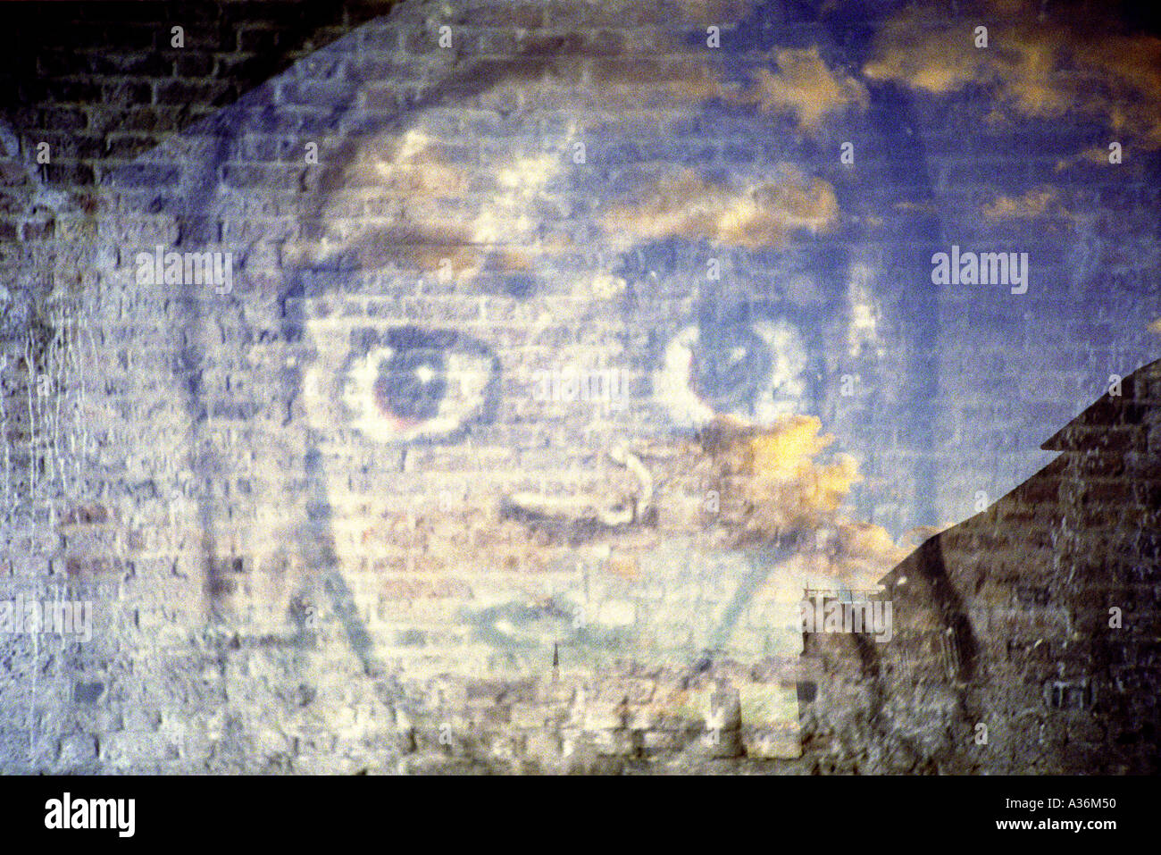 Double exposure face painting hi-res stock photography and images - Alamy