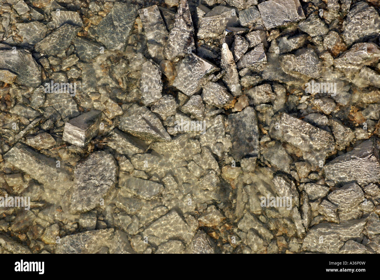 Stone and Water Stock Photo Alamy