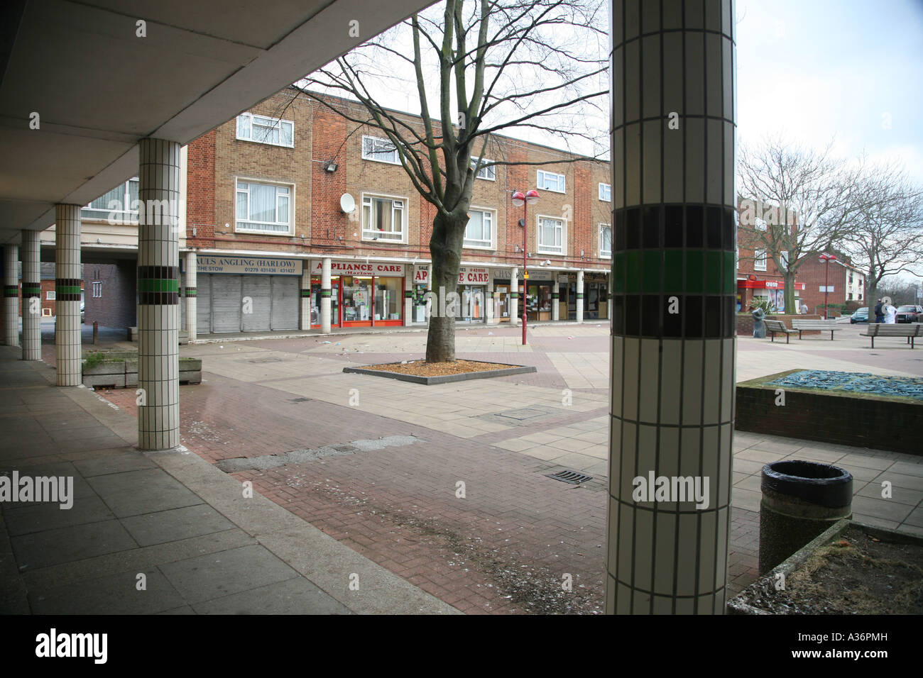The stow shopping center in central Harlow, Hertfordshire and Essex Stock Photo Alamy
