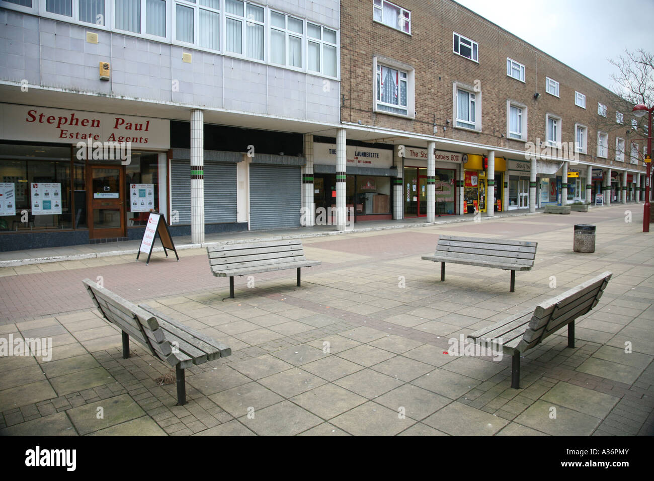 The stow shopping center in central Harlow, Hertfordshire and Essex Stock Photo Alamy