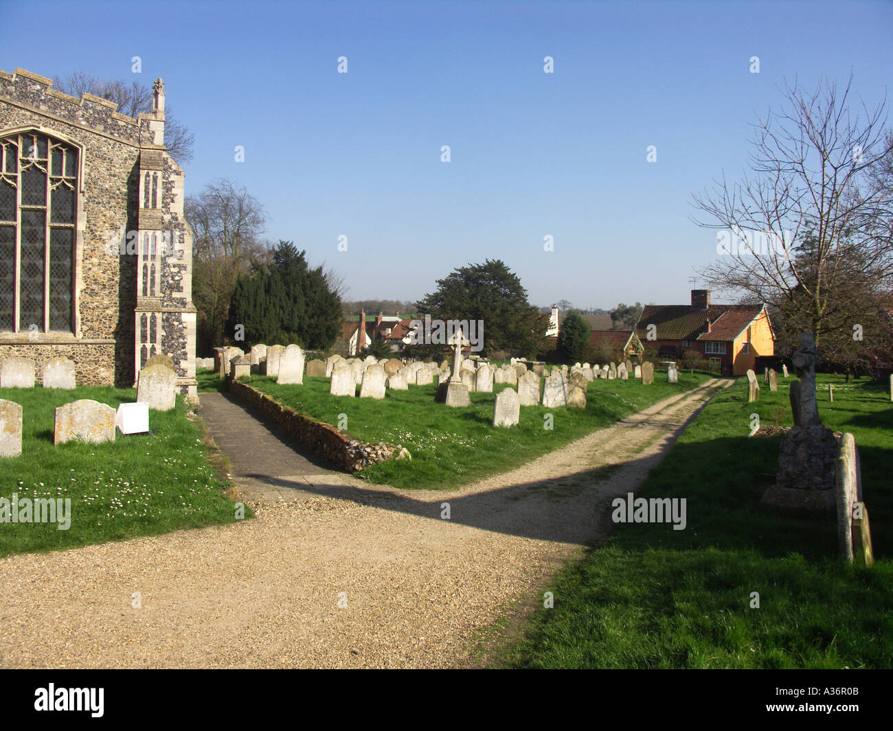 St Mary Magdelene church Debenham Suffolk England Stock Photo