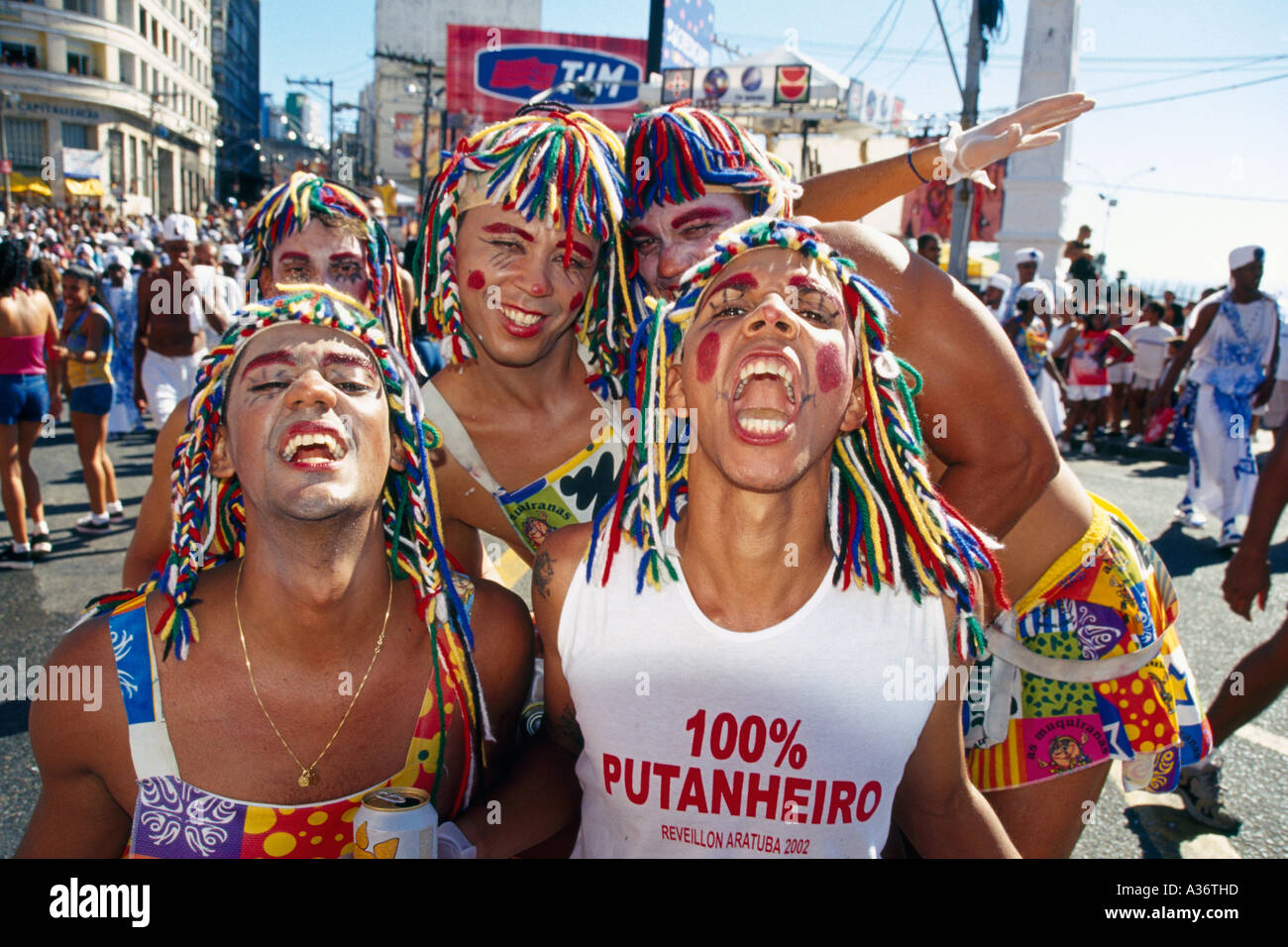 Carnival Salvador de Bahia Brazil Stock Photo Alamy