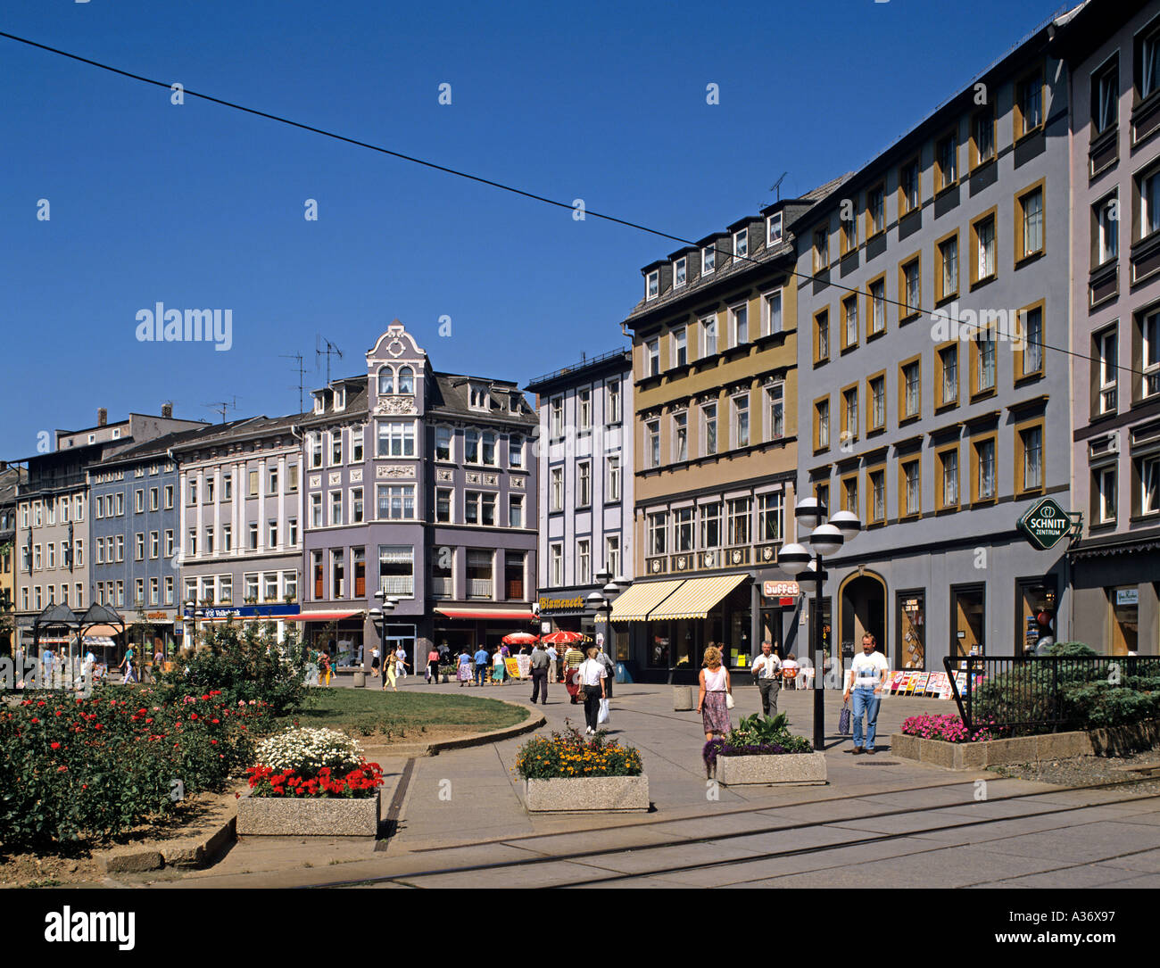 Europa Europe Germany Deutschland Thueringen Thuringia Gera Stock Photo ...