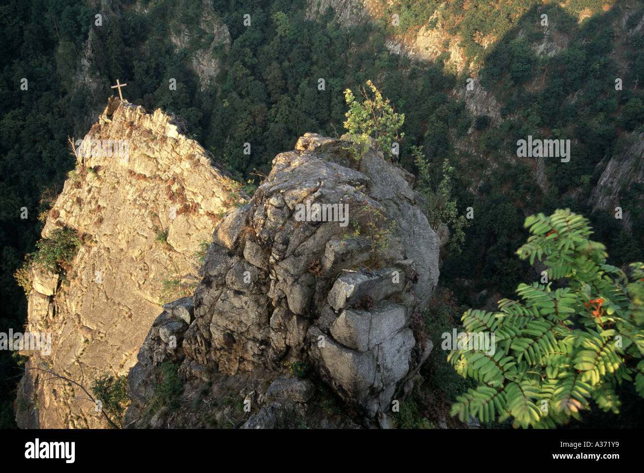 Rosstrappe Thale Germany Stock Photo - Alamy