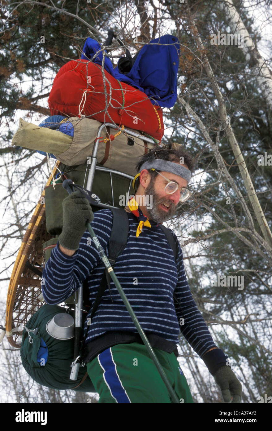 Winter Camper Stock Photo
