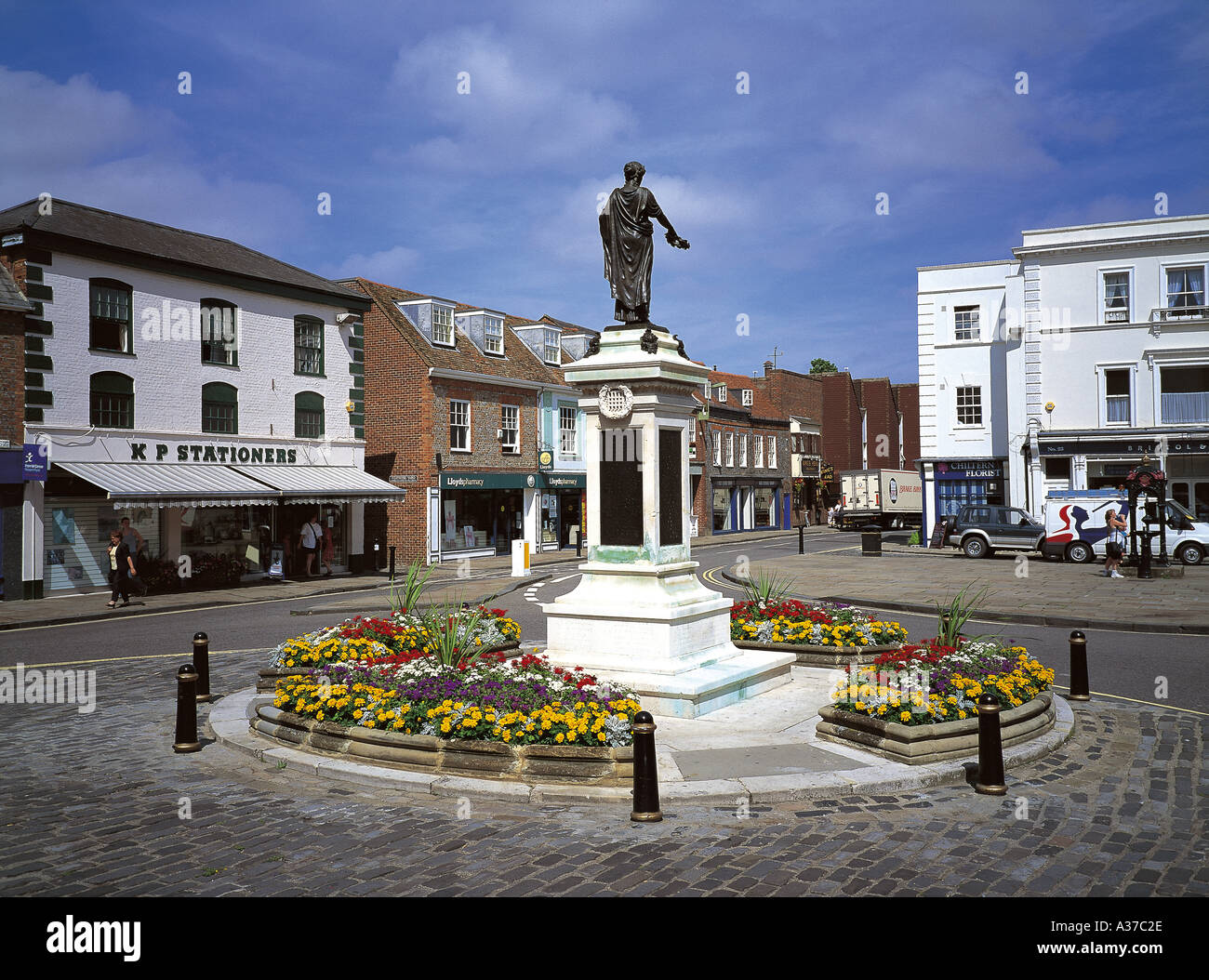 Wallingford market place Stock Photo Alamy