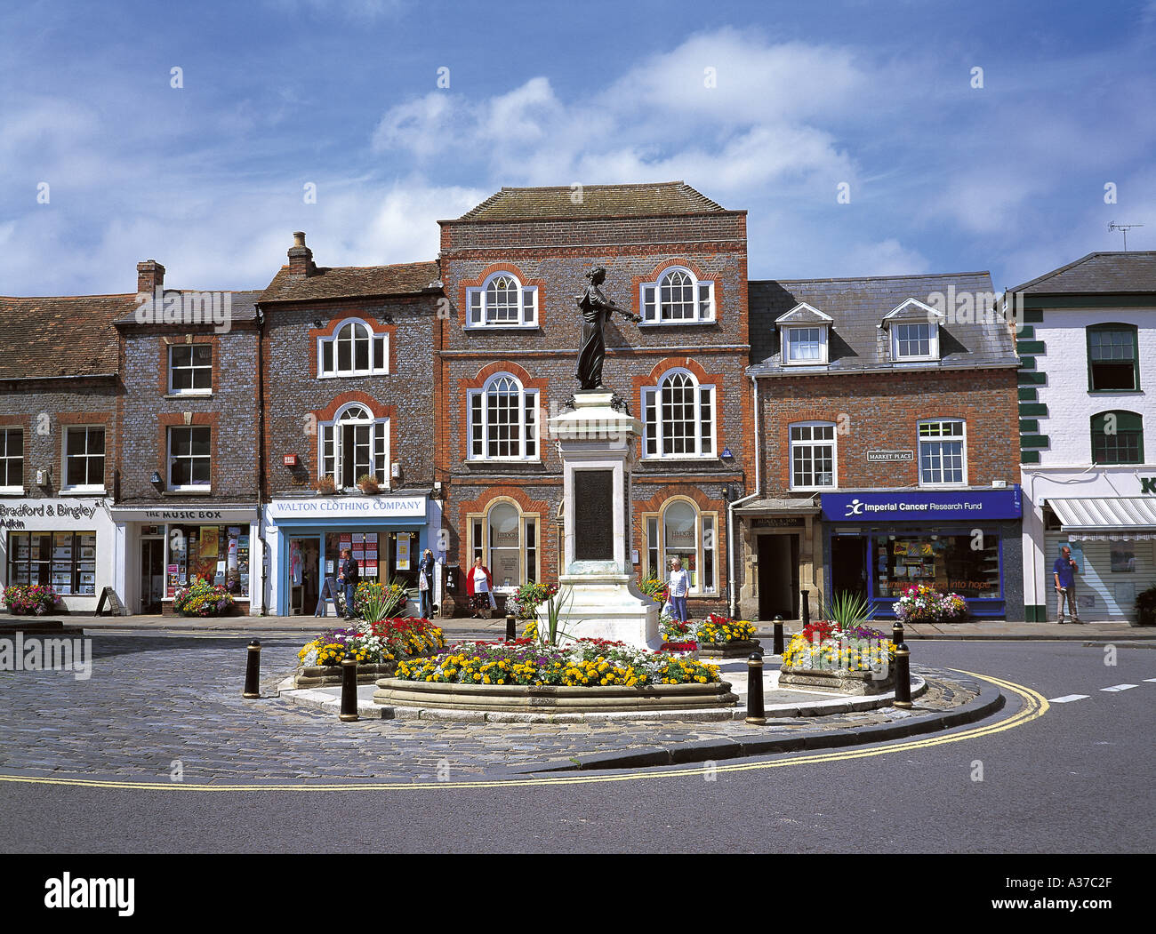 Wallingford market place Stock Photo Alamy