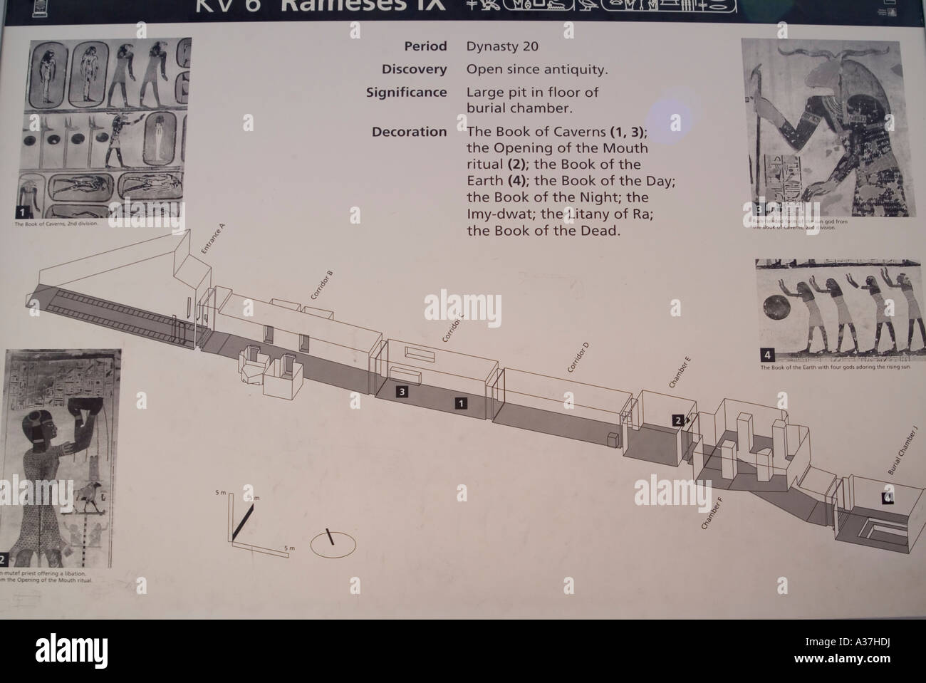 Valley of the Kings reportage KV6 diagram tomb photos digital photo ...