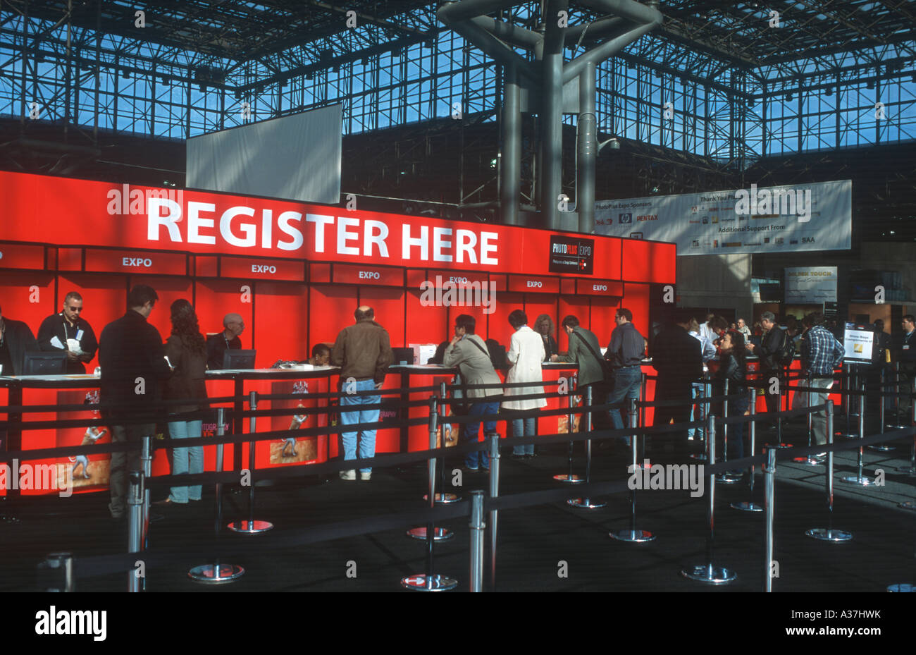 PhotoPlus Expo photography trade show at Jacob K Javits Convention Center in New York City Stock Photo