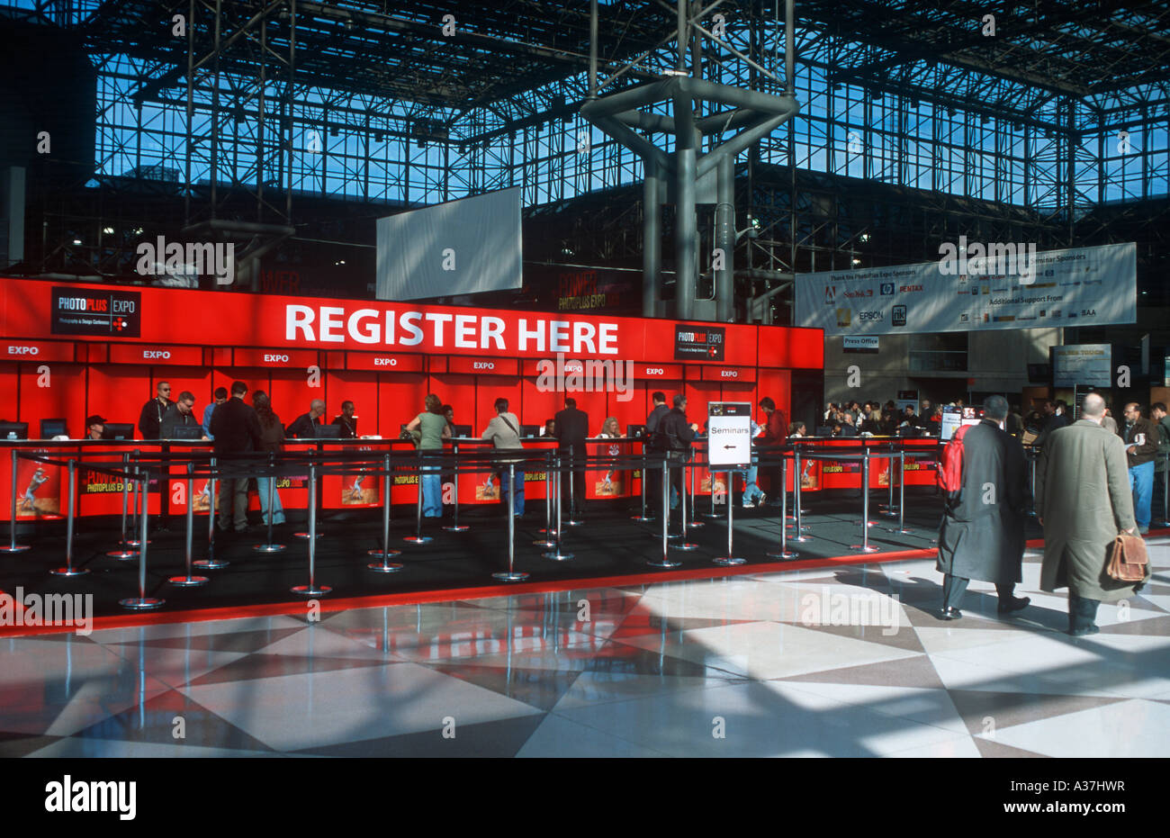 PhotoPlus Expo photography trade show at Jacob K Javits Convention Center in New York City Stock Photo