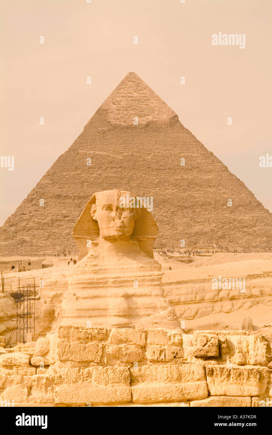 Giza Great Sphinx Likeness Of King Khafre Pyramid Of Khafre Chefren Funerary Complex Plateau 7782