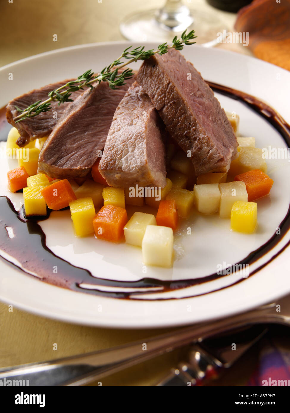 Rib Eye Steak Stock Photo