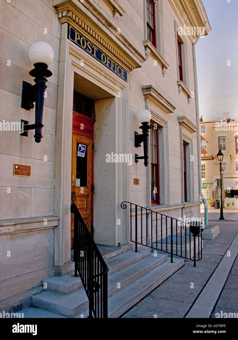 US Post Office, Galena Illinois Stock Photo Alamy