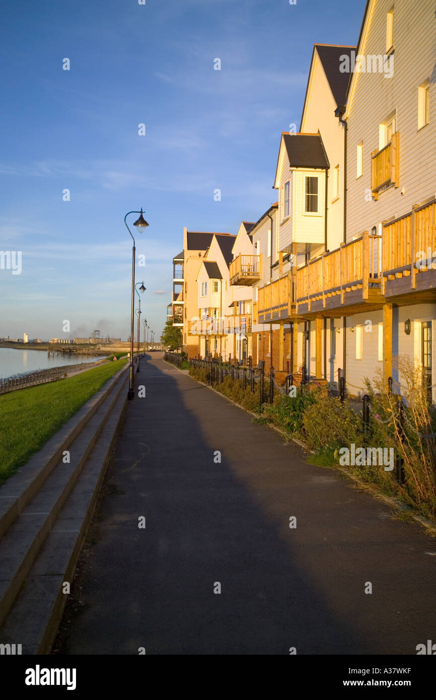 New housing development at Ingress Park Greenhithe Kent Stock Photo Alamy
